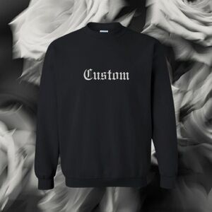 Customizable Old English Embroidered Crewneck